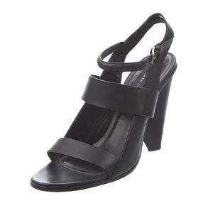 Black Derek Lam leather slingback heels size 7! Such a stunner!